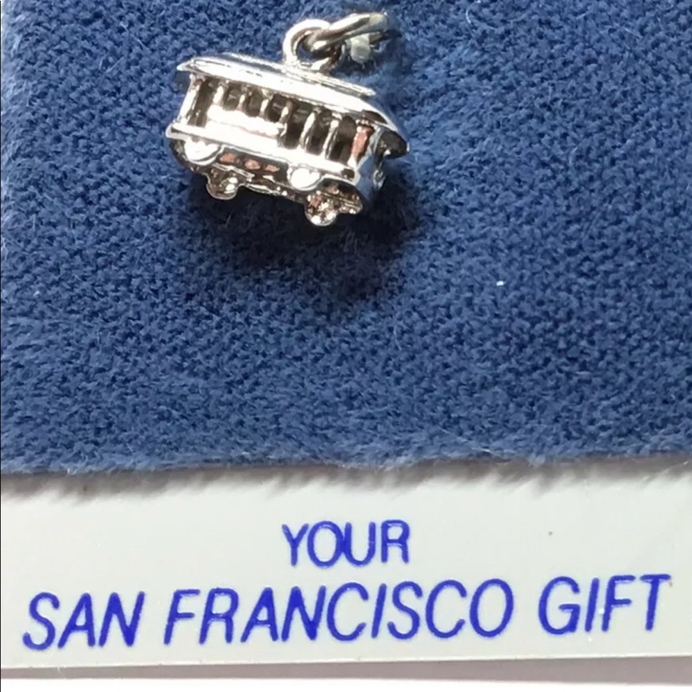 EVC Sterling 925 stamped SF Cable CAR CHARM $24.50